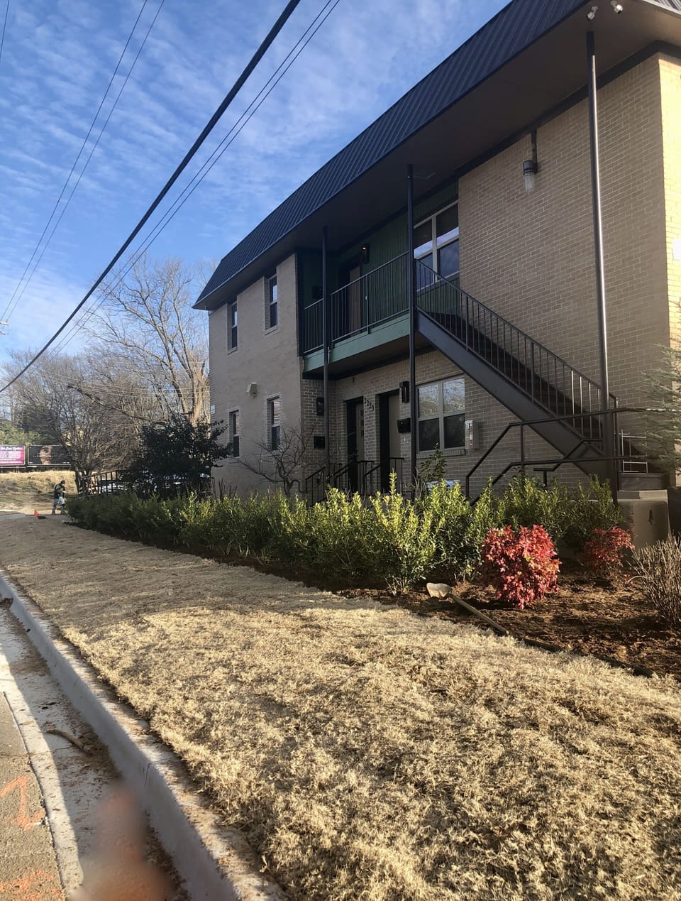 Outside of the building 