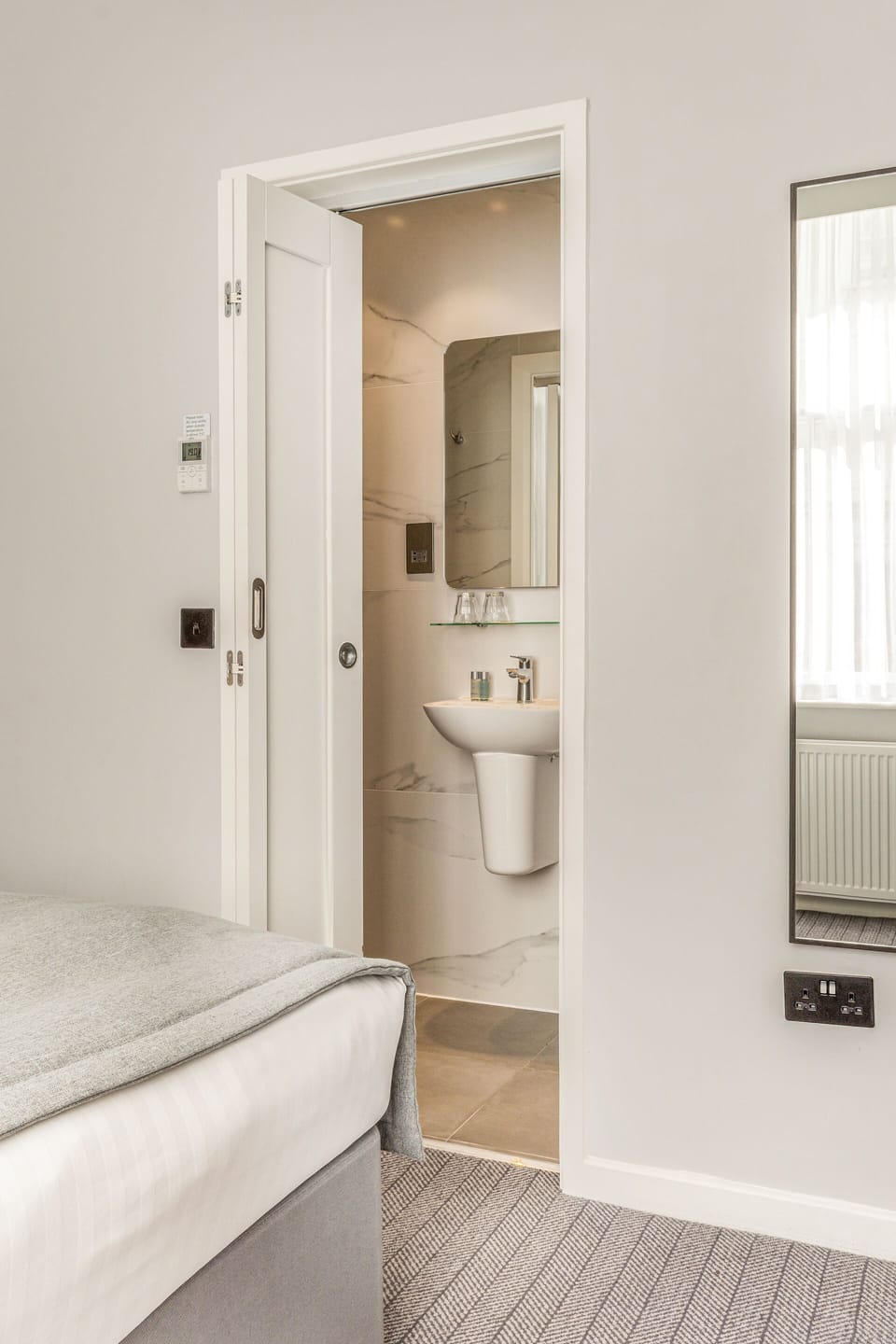 Superior Double Room, Ensuite | Premium bedding, in-room safe, blackout drapes, iron/ironing board