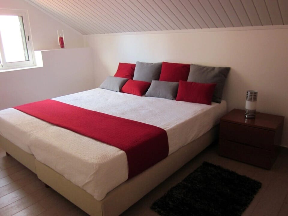 Bedroom 1 when single beds are joined