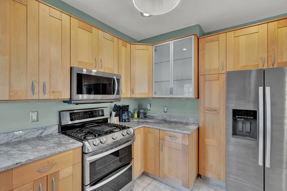 Modern appliances and kitchen accessories