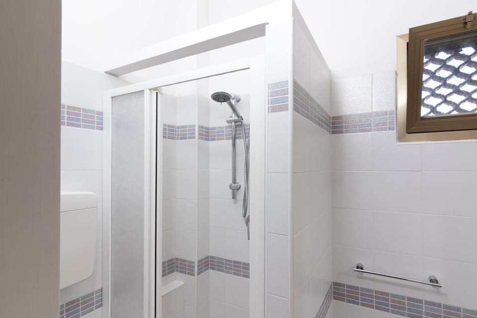 Classic Triple Room | Bathroom | Shower, rainfall showerhead, free toiletries, hair dryer