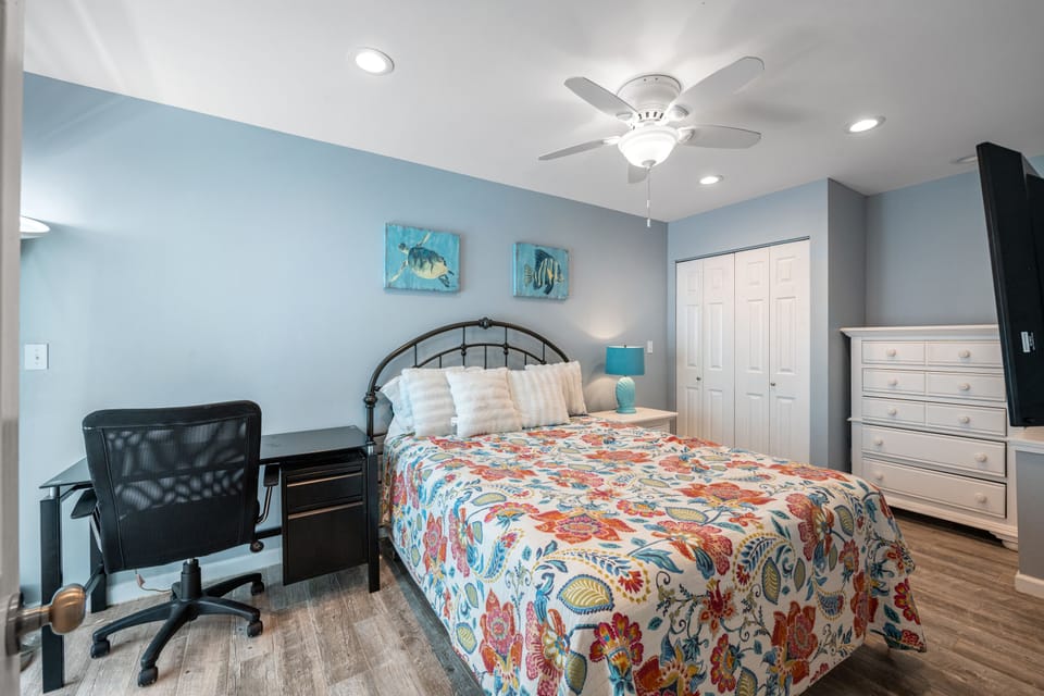Every room has a flat screen TV to maximize entertainment.