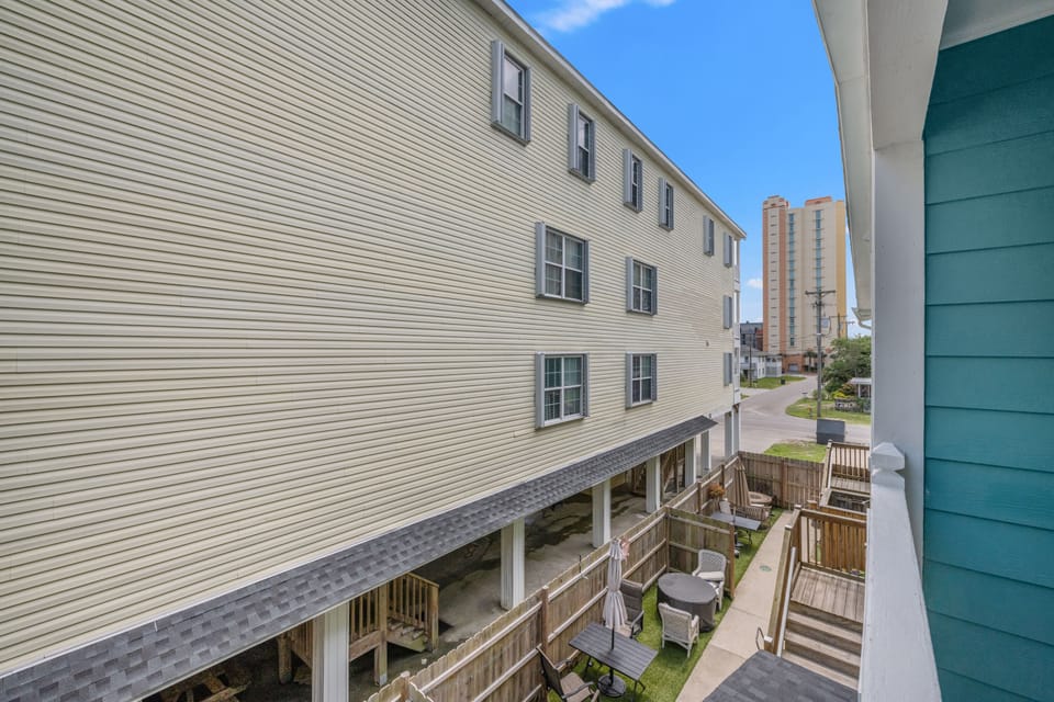 Head downstairs and enjoy the backyard!