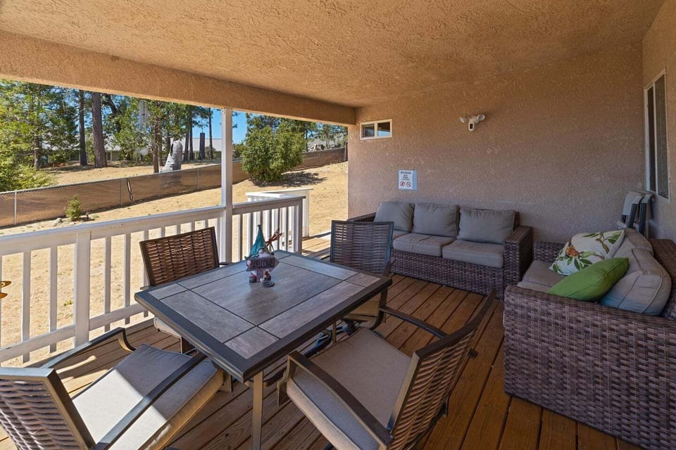 Seating on all decks and patios