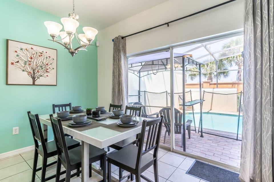 Dining with Seating for Six (6) with View of Patio