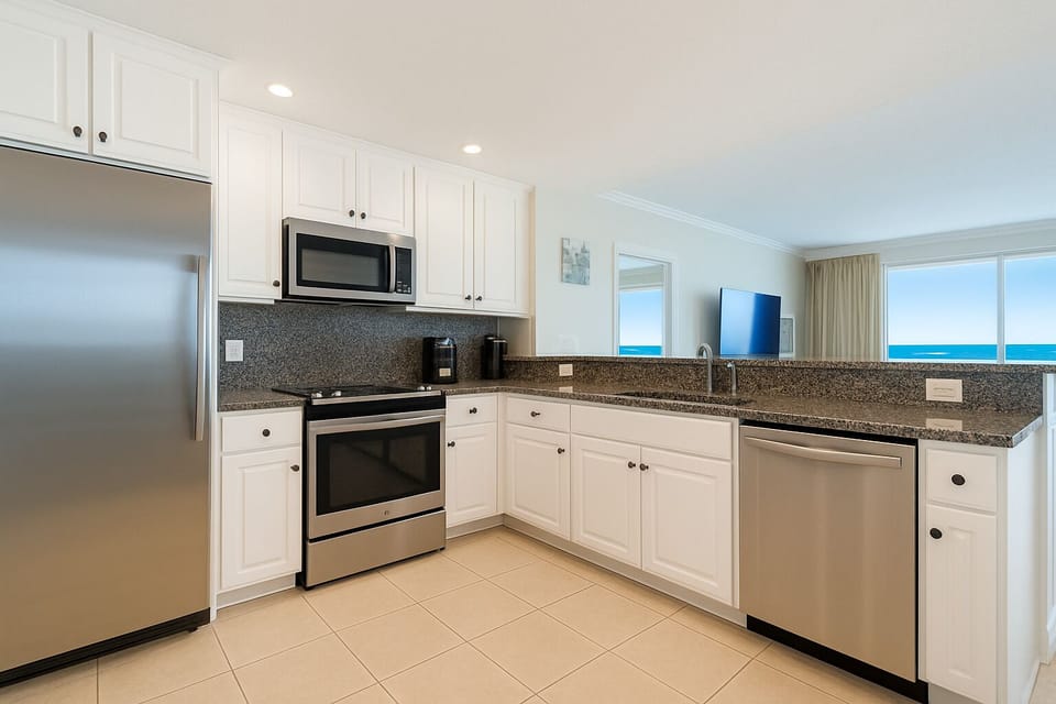 Full Kitchen. New Stainless Appliances. Granite Countertops.