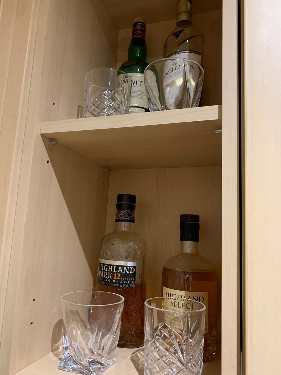 Kick back and relax and enjoy a complimentary whiskey.
