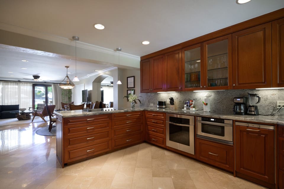 Gorgeous kitchen equipped with all appliances and ample storage space for your cooking needs