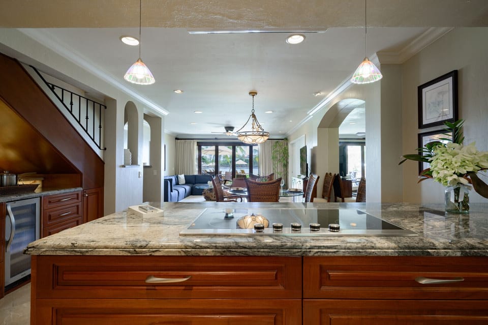 Gorgeous kitchen equipped with all appliances and ample storage space for your cooking needs