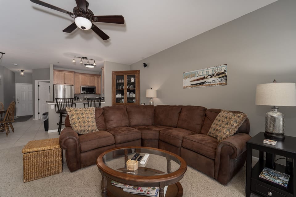 Living area on main level