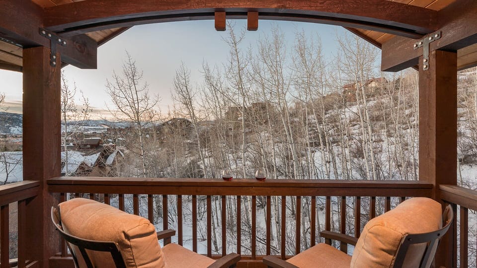 Primary suite balcony with views