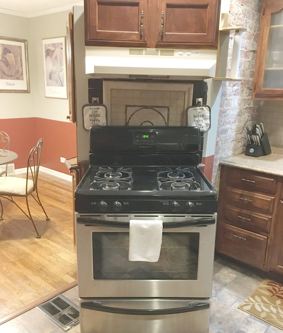 Stainless steel stove 