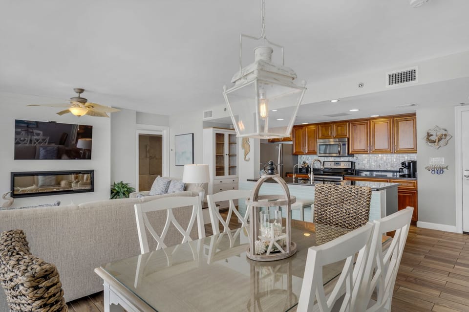 Dining area is open to kitchen and living room area