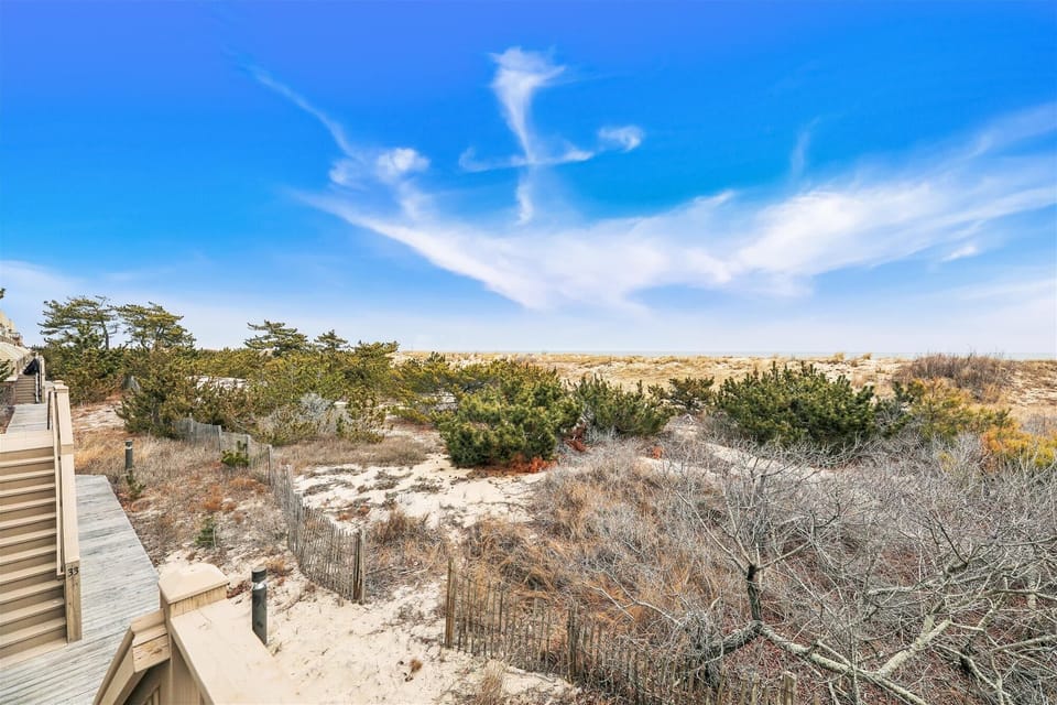 35 Kings Grant, Fenwick Island-Coastal View - Elevated view from the deck looking out over the dunes and shoreline.