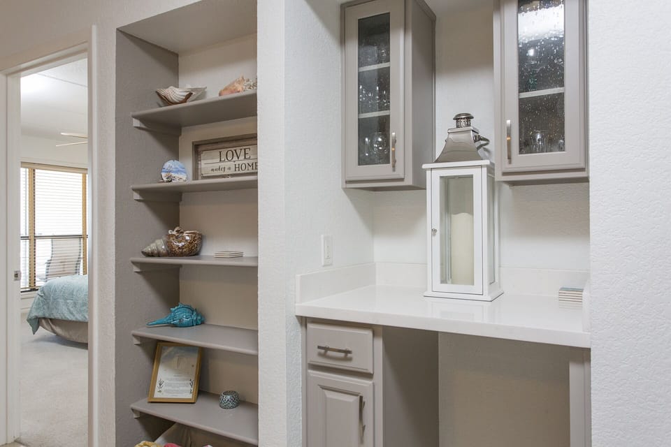 Decorative extra counter space