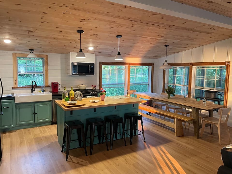 Fully stocked kitchen