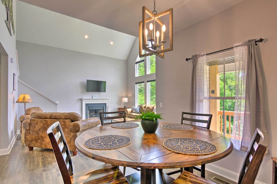 Dining Area | Main Level | High Chair | Dishware & Flatware