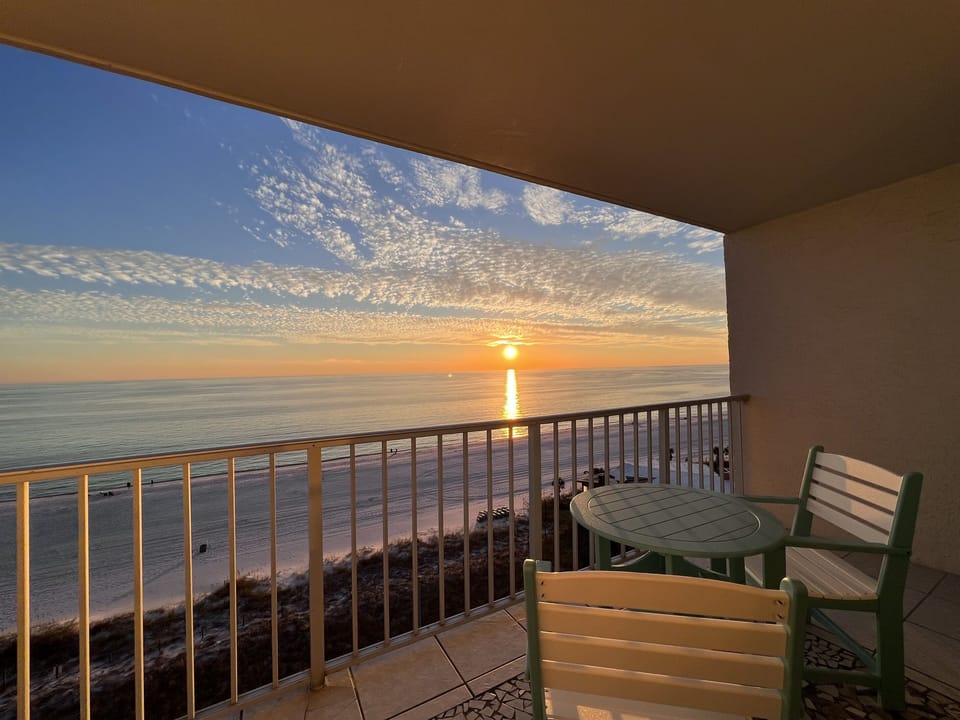 Spectacular Sunset From This Balcony!