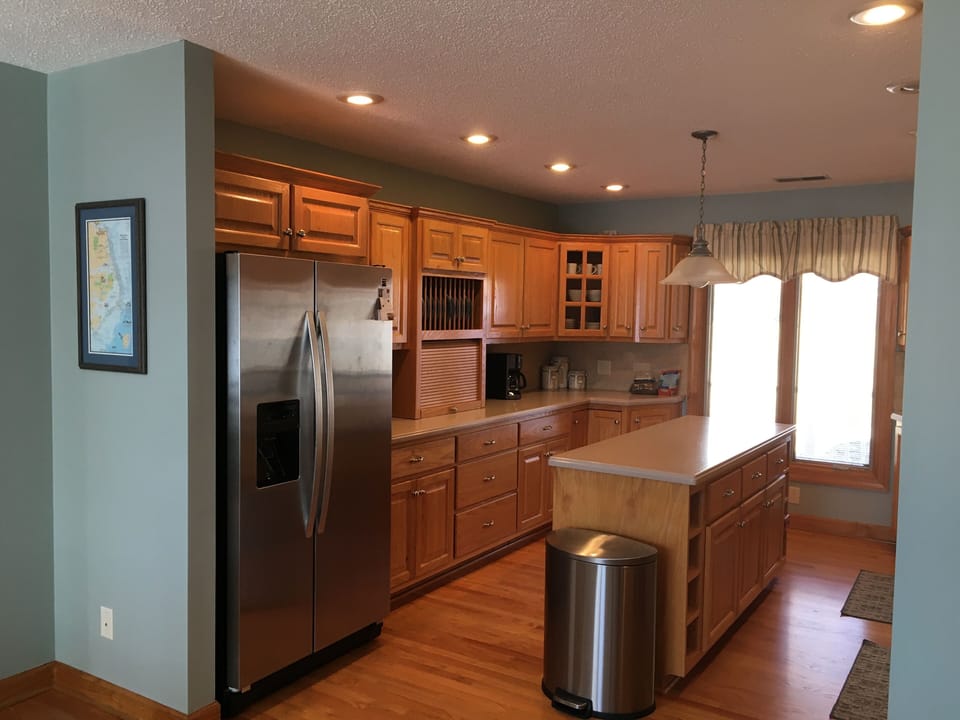 Kitchen with stainless appliances