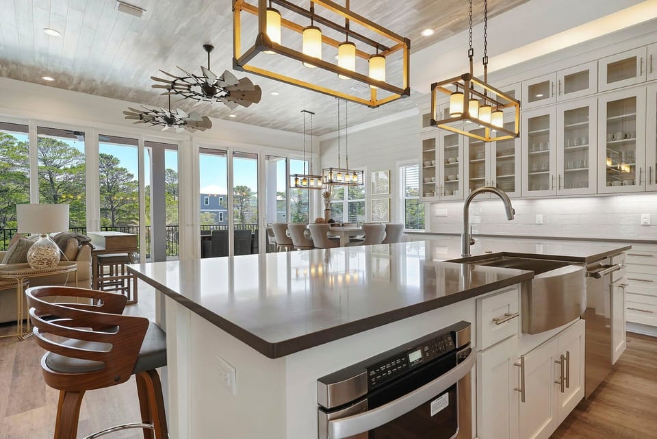 The Second Sandbar - Dune Allen Beach - Kitchen & Dining Room
