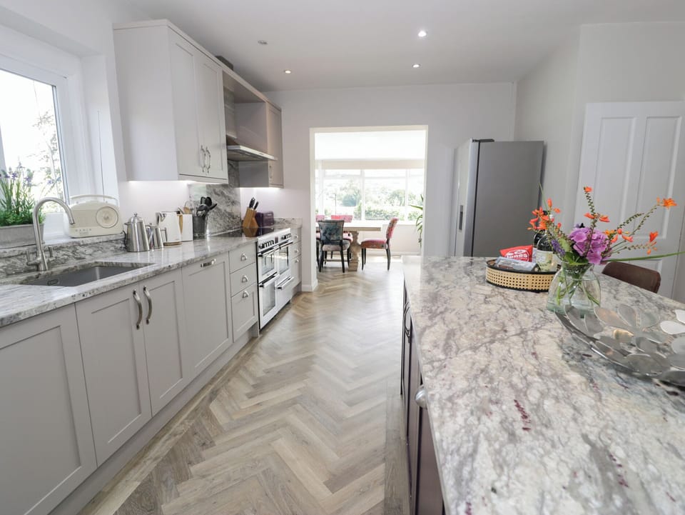 Fridge, microwave, dishwasher, electric kettle