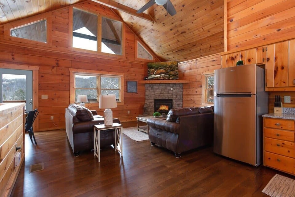 Gorgeous Hardwoods Throughout This Awesome Cabin!