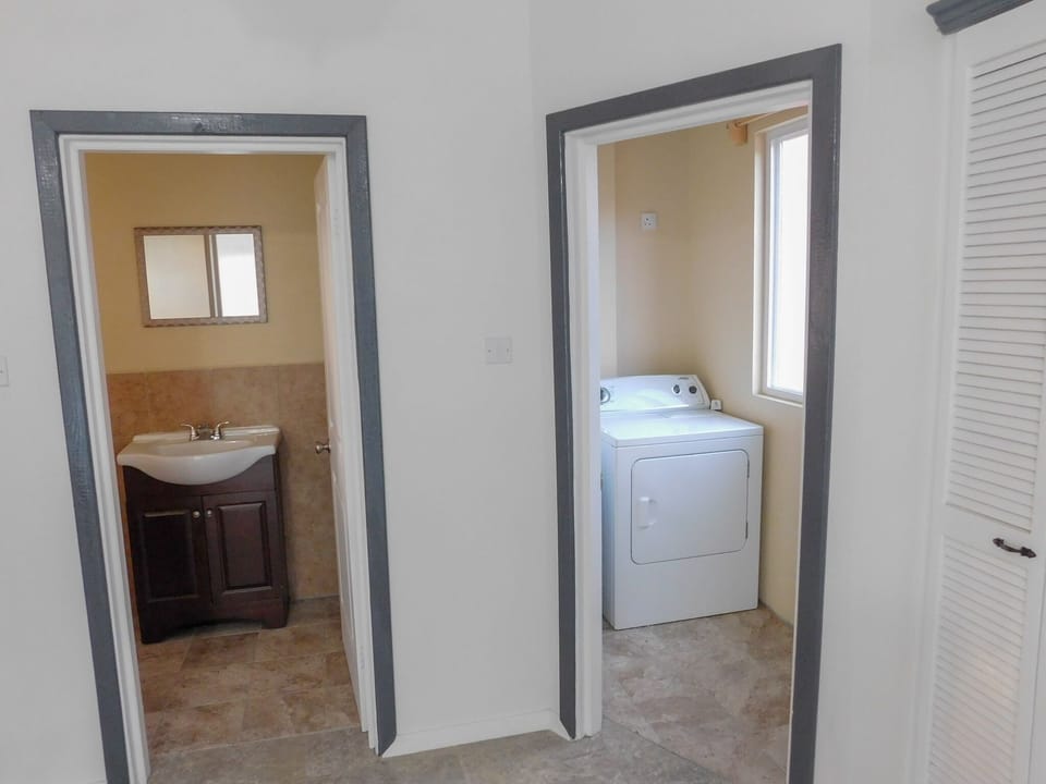 Powder room and laundry room