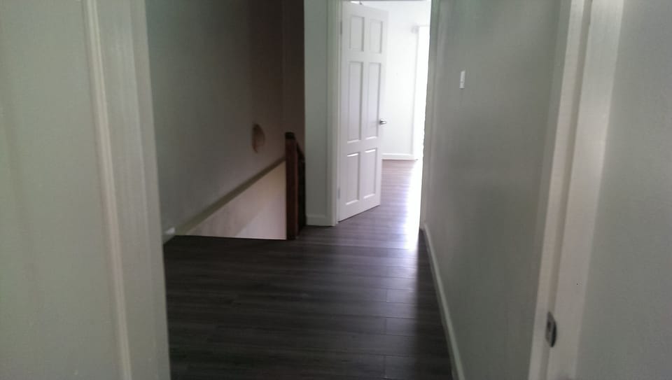 Landing which separates bedrooms and for added privacy