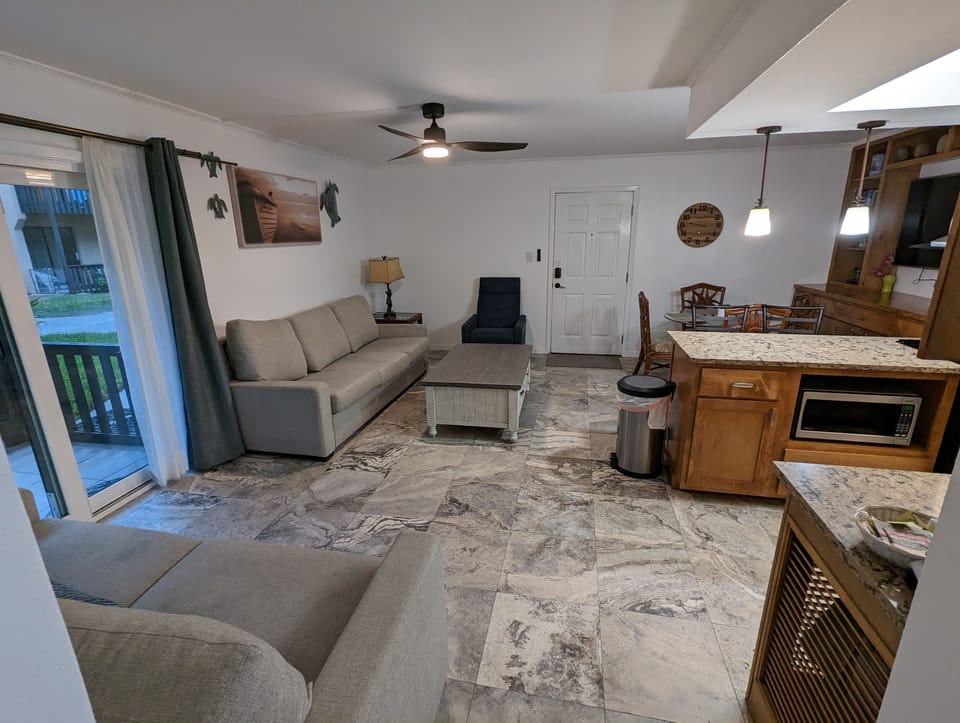 Living area from the hallway