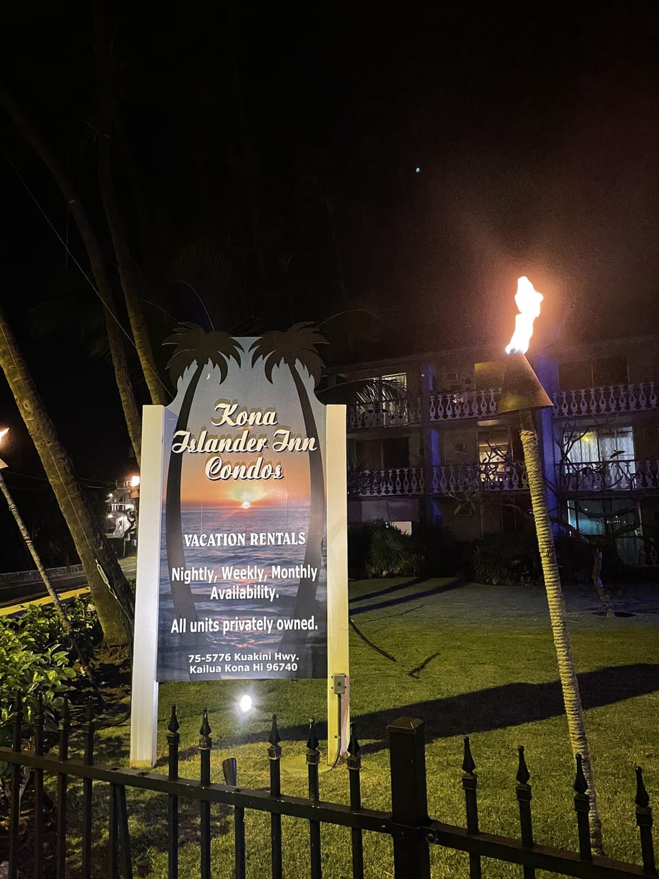 Night view.
