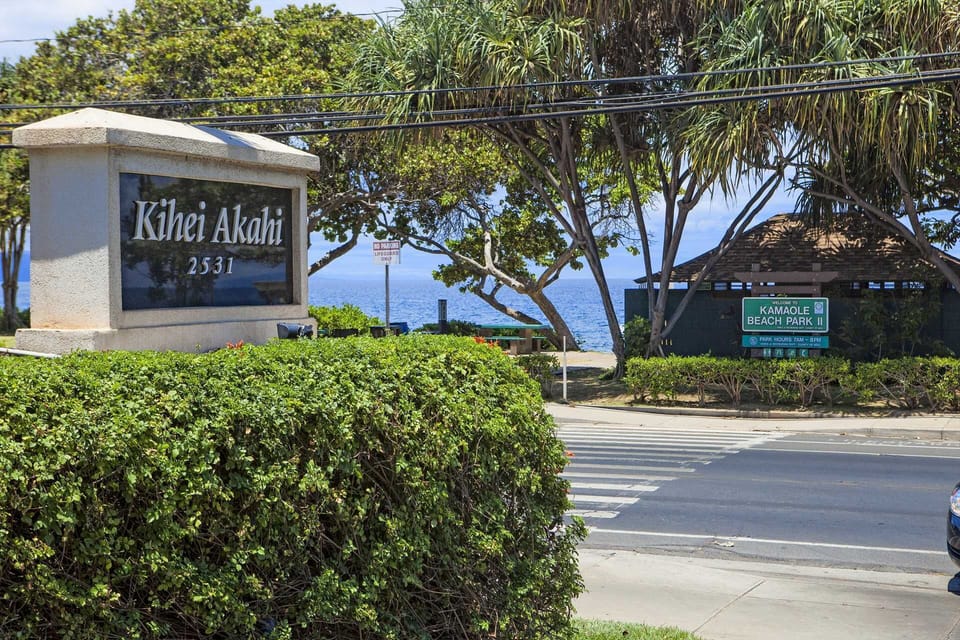 Directly across the street from Kamaole Beach Park II