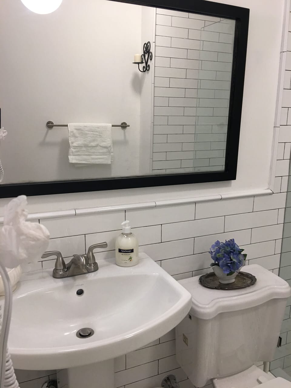 Comfortable Bathroom with all the supplies ready and waiting for you