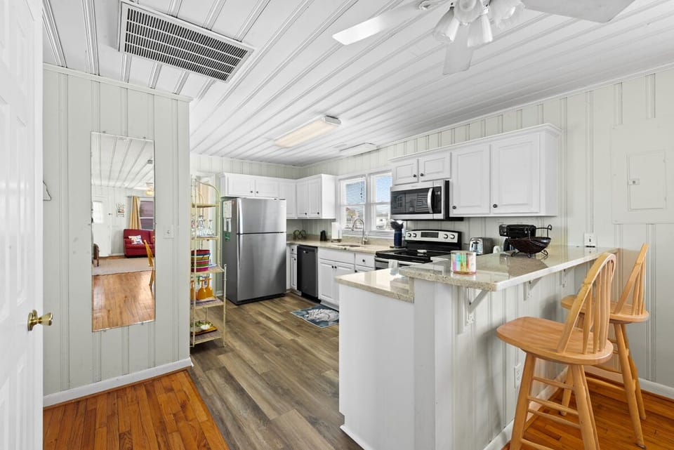 Make dinner or go out, it's your vacation.