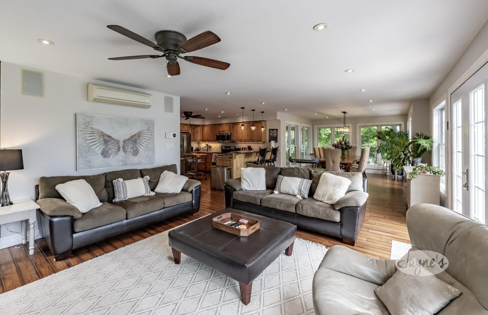 Living Room &amp; Fireplace