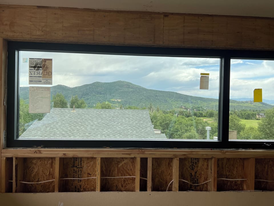 New 10 ft window to capture full view.