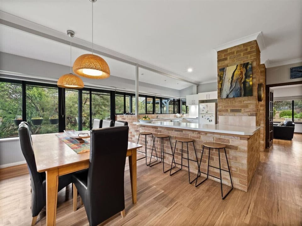 Dining area with Garden view - 8 Seaters