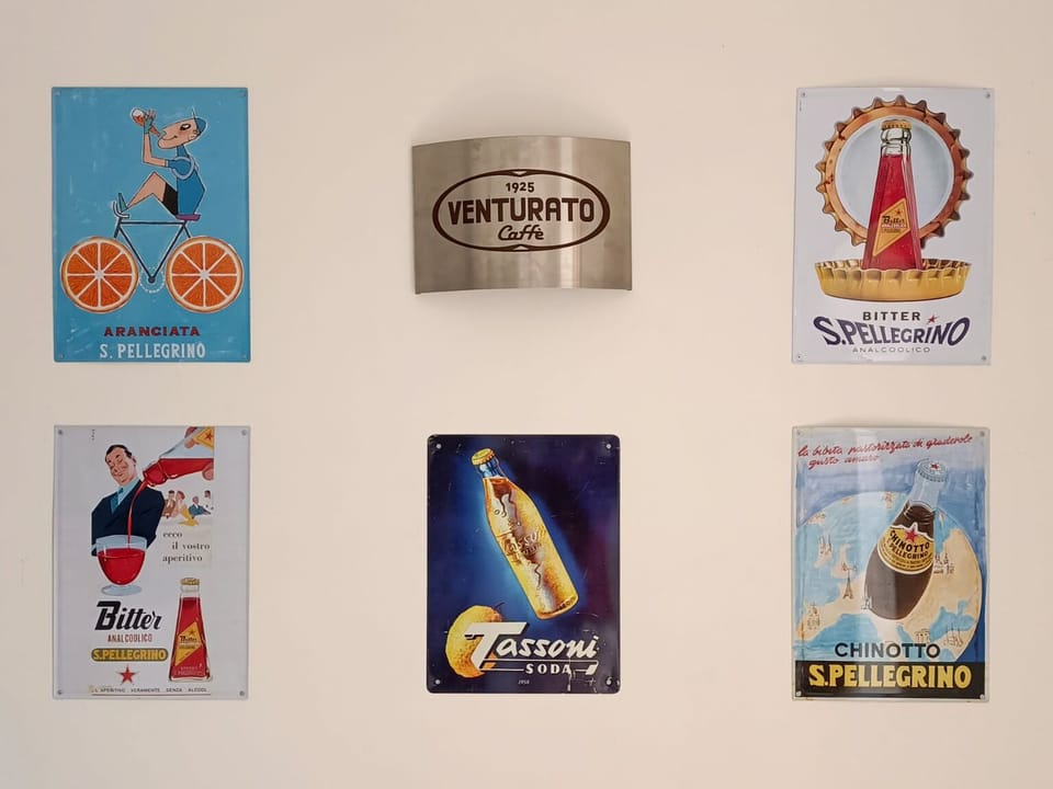Iconic Italian branding wall decorations