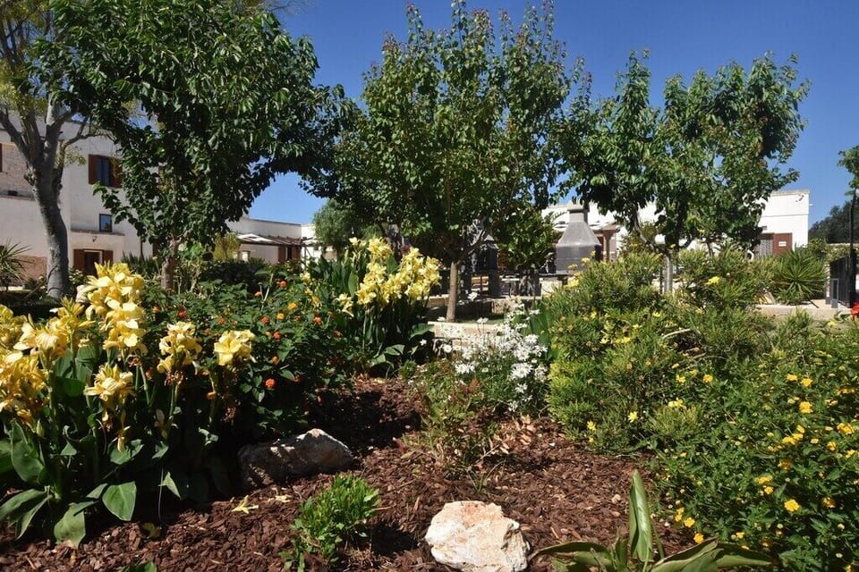 Extensive gardens