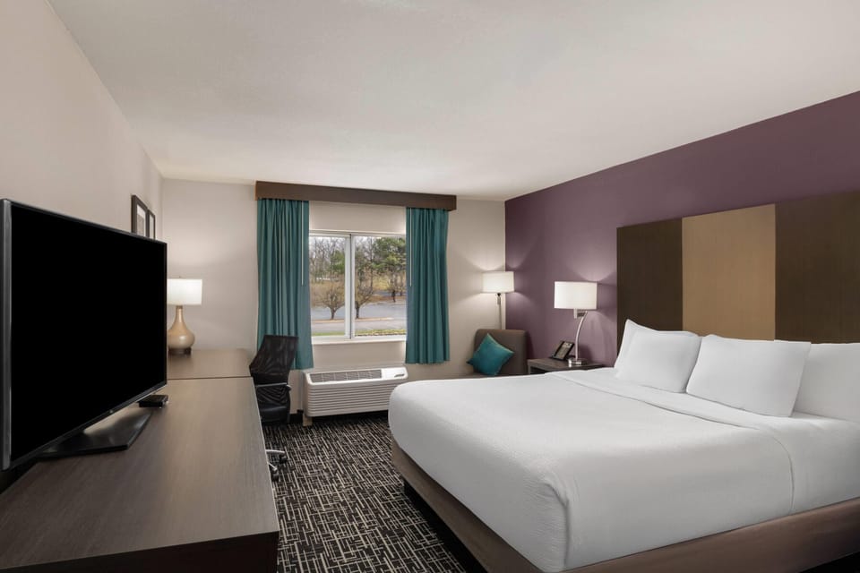 Room, 1 King Bed, Non Smoking | Premium bedding, desk, blackout drapes, iron/ironing board