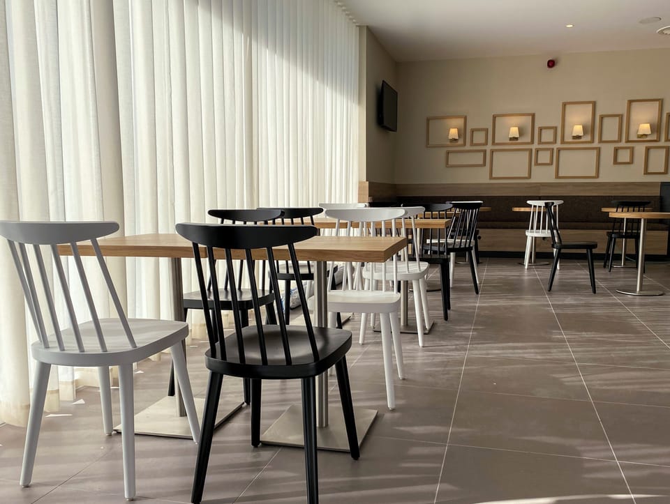 Daily buffet breakfast (EUR 9 per person)