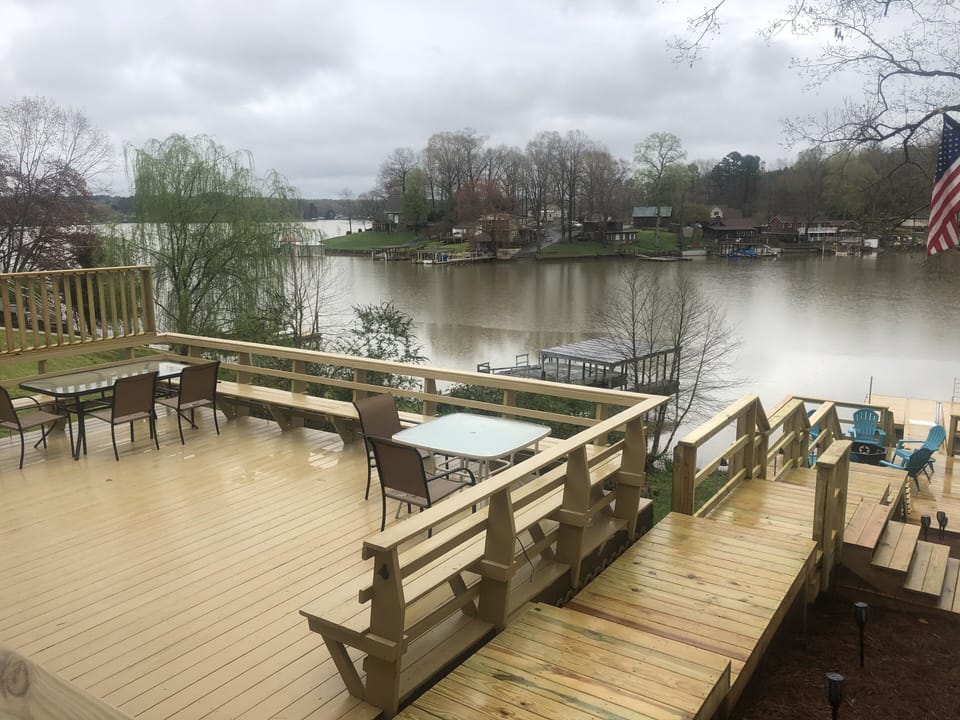 View from one of the three decks 