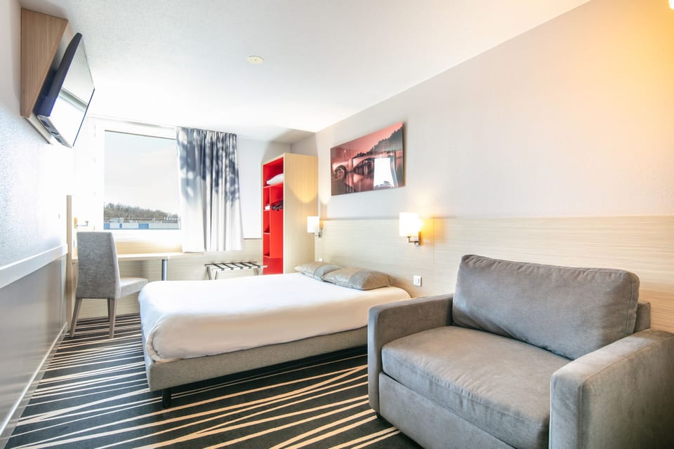 Double Room (Comfort) | Premium bedding, desk, blackout drapes, soundproofing