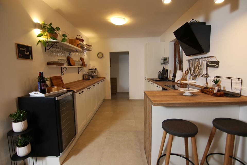 Villa (Three Bedroom Villa with Swimming Poo) | Private kitchen | Fridge