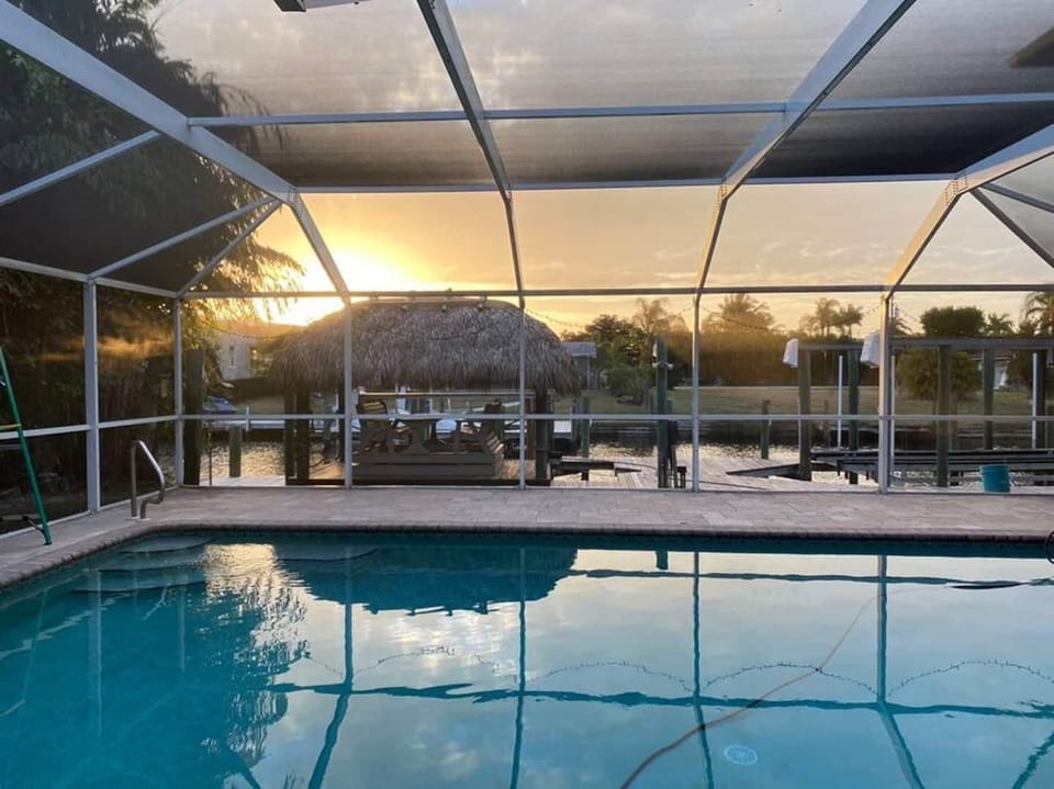 Sunsets on the lanai are a must here!