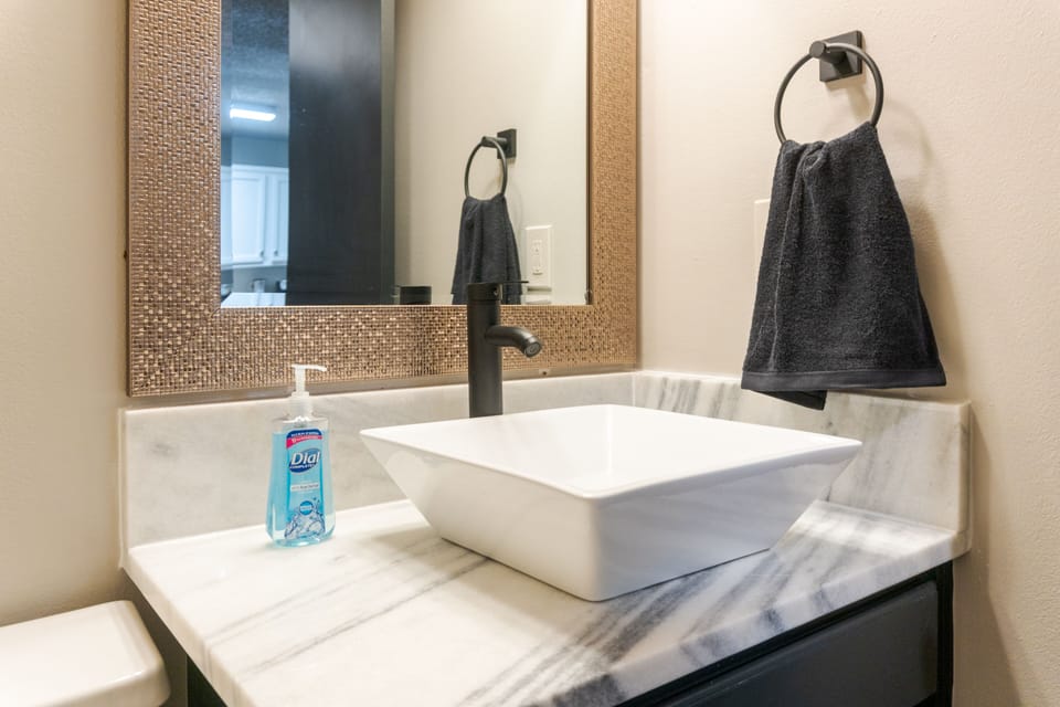 Guest bathroom downstairs