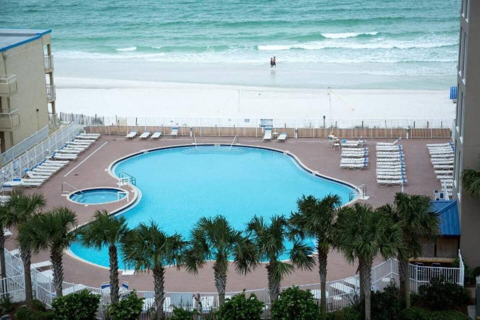 East pool and outdoor jacuzzi