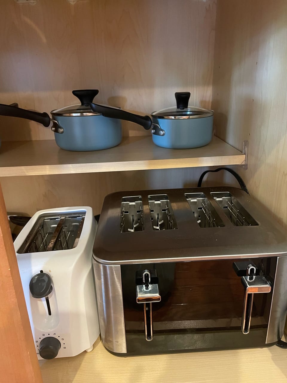 Staying In? No prob. Pots, Pans, baking sheets, toasters, cutting boards. 