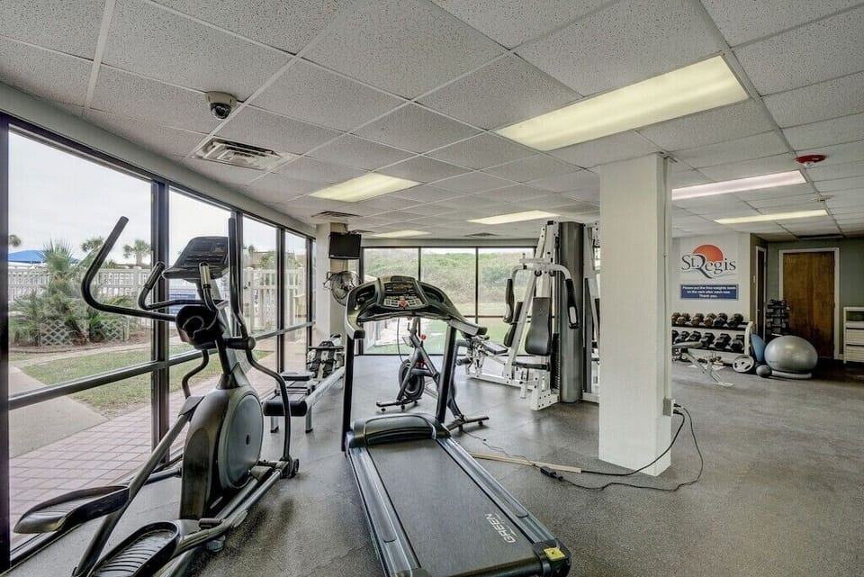 Well Equipped Fitness center