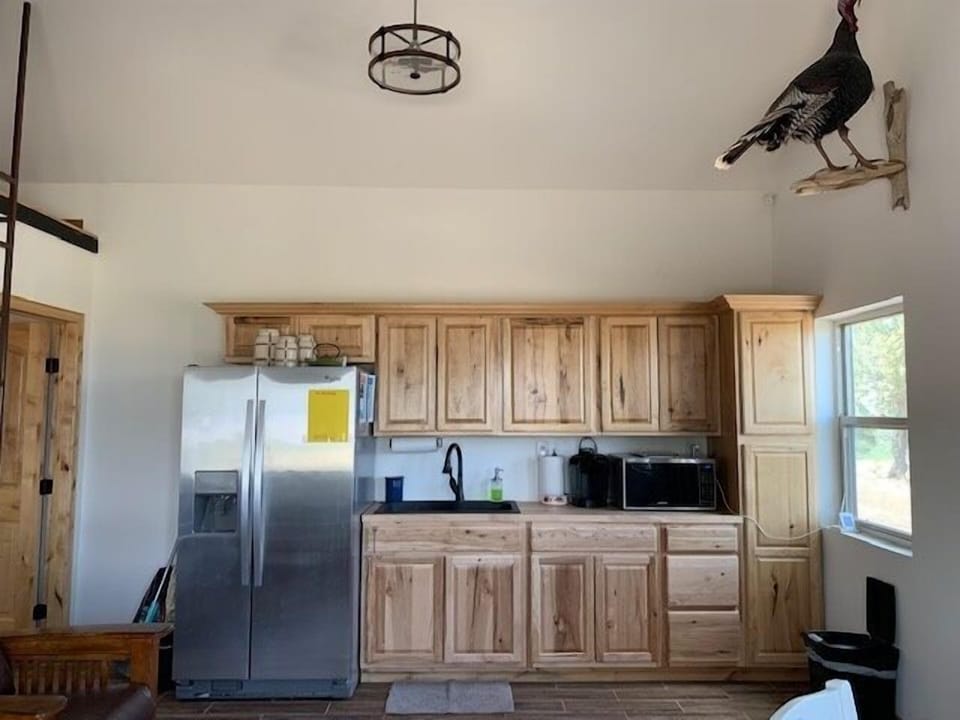 Cabin, 1 Bedroom | Private kitchen | Fridge, toaster