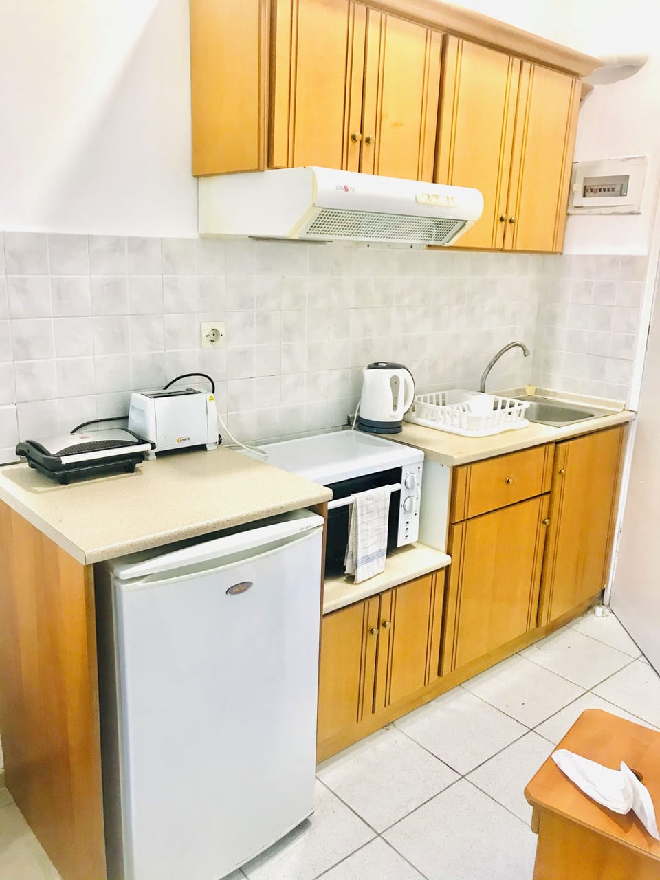Room, 1 Bedroom, Smoking, Private Pool | Private kitchen | Fridge, electric kettle, cookware/dishes/utensils